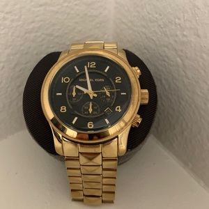 Michael Kors Limited Edition Oversized Runway Gold-Tone Watch MK5795